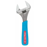 CHANNELLOCK Adjustable Wrench: Alloy Steel, Chrome, 6 in Overall Lg, 1 5/16 in Jaw Capacity (MPN 6WCB)