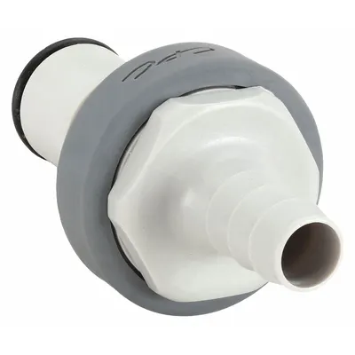 COLDER Quick Connection Insert: Insert, 3/8 in ID Size, Barbed x Barbed, Polypropylene - Polypropylene Quick-Disconnect Tube Fittings