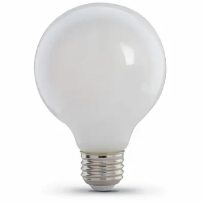 FEIT ELECTRIC Compact LED Bulb: Medium Screw (E26), LED, (G) Globe, G25, 5.5 W Watt, 3000K - Medium Screw Base (E26) Lamps