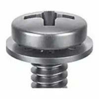 SEMS Screw: Internal Tooth, #4-40 Thread Size, 3/4 in Lg, Stainless Steel, Passivated, Pan, 25 PK (MPN 1-PPI-4C-75)
