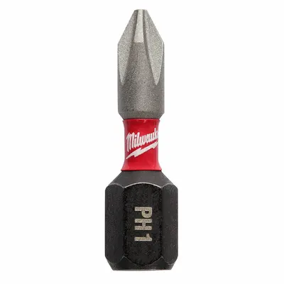 MILWAUKEE Insert Bit: Insert Bit, Imperial, PH1 Bit Industry Size, #1 Bit Size, Std - Insert Bits