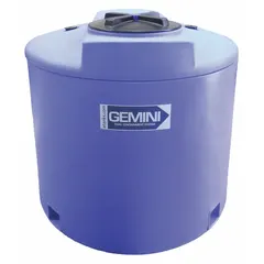 This vertical, closed-top tank provides secondary containment for liquid storage. Constructed with a 1/4-inch wall thickness, it is suited for applications requiring spill protection in industrial or chemical environments.