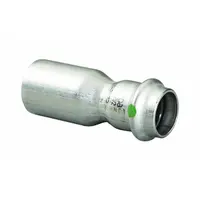 VIEGA PROPRESS Crimp Fitting: 1 1/4 in CTS x 1 in CTS Size, Straight, FTG x Press-fit, EPDM (MPN 80185)