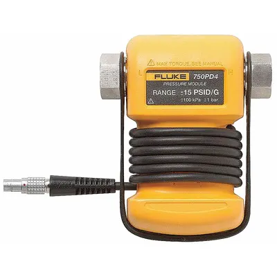 FLUKE Pressure Module: Vacuum, Vacuum, -15 psi Pressure Measurement - Min., NIST - Intrinsically Safe Pressure Modules