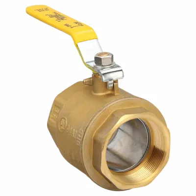 APOLLO Manual Two-Way Ball Valve: 3 in, Brass, Straight, FNPT x FNPT - Brass Ball Valves