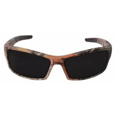 EDGE EYEWEAR Safety Glasses: Gray Lens, Full-Frame, Metal Detectable - Padded Comfort-Fit Safety Glasses
