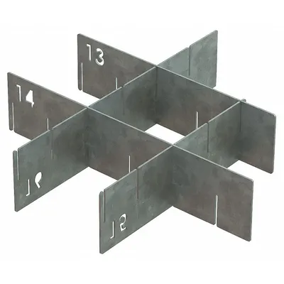 SWIVEL PRO SERIES Drawer Divider Set: Drawer Divider Set, 1/16 in Overall Wd - Cabinet & Cart Accessories