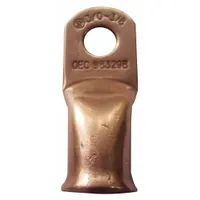WESTWARD Lug: Crimpable Side Terminal, Crimp/Solder, Copper, 4/0 ga, 1/2 in Stud Size, Straight (MPN 23YZ09)