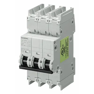 Siemens 5SJ43207HG41 C-Curve 3-Pole UL489 Miniature Circuit Breaker - C-Curve, 3-Pole UL489 DIN Rail-Mount Miniature Circuit Breakers