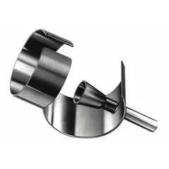 This pinpoint attachment concentrates heat output to a precise point for targeted heating tasks. It is designed for use with Master Appliance heat gun models 10008, 10009, and 10012. Typical applications include heat-shrink tubing, soldering, and localized heating in maintenance and electronics work.