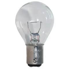 BA15d Double-Contact Bayonet Base Lamp, S11, 6.2V AC, White, 1724