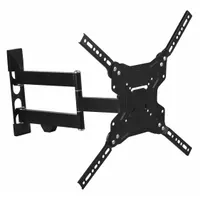 DISSTON TV Wall Mount: Wall, For 23 in to 55 in Screens, Max. 60 lb, 180° Swivel, 20° Down, 5° Up (MPN E0104756)