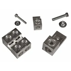 This lug kit is designed for terminating and connecting cables on low-voltage transformers. It includes 25 lugs, one bonding lug, and one grounding lug, and accommodates a maximum wire size of 600 kcmil. Compatible with SQUARE D model EE500T68H.