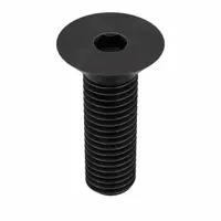 Socket Flat Head Screw: 5/8"-11 Thread Size, 1 1/2 in Lg, Flat, Black Oxide, Alloy Steel, 25 PK (MPN 62C150KFC)