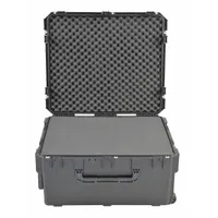 SKB Protective Case: 26 in x 30 3/4 in x 15 1/2 in Inside, Pick and Pluck, Black, 2 Wheels, 40 lb Wt (MPN 3I-3026-15BC)