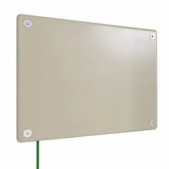 This LEGRAND tamper-resistant blank wall plate is designed for 2-gang electrical boxes. Made of stainless steel with an ivory finish, it includes Allen head screws for secure installation. The jumbo size accommodates oversized or damaged drywall cutouts, covering unused openings in walls to prevent accidental contact with wiring.