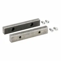 WESTWARD Replacement Jaw Inserts: Steel, (4) Screws, Works with 10D691