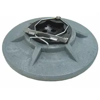 NOBLES Pad Driver: 12 in Pad/Brush Size, Round, 12 1/8 in Dia, 24 in Fits Machine Size, 1220219