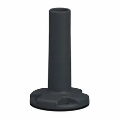 Gray extender for modular tower lights, compatible with Harmony XV4, XV6, and XVB7 series. Includes gasket for environmental sealing. Rated IP66. Designed for pole mount installation in industrial signaling applications.