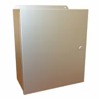 HAMMOND Electrical Enclosure: Stainless Steel, 14 in x 12 in x 6 in, NEMA 12/13/3R/4/4X, w/Panel (MPN EJ14126SS)