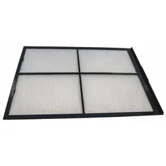 Replacement air filter for SCOTSMAN ice machines. Helps maintain proper airflow to the condenser, supporting efficient cooling and equipment performance. Used in commercial kitchens and food service environments.