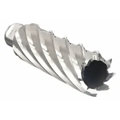 This high-speed steel annular cutter features a bright finish and a Weldon Flat shank for secure mounting in magnetic drill presses. With a 1 1/4 in cutter diameter and 3 in maximum cutting depth, it is suited for general cutting applications in metal fabrication and structural steel work, producing clean holes in steel plates and beams.