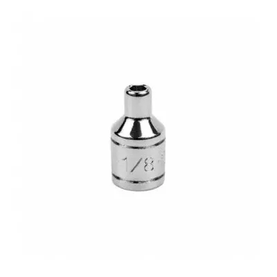 SK PROFESSIONAL TOOLS Socket: SAE, 1/4 in Drive Size, 1/8 in Socket Size, 6-Point, Std - 1/4" Drive Hand Sockets