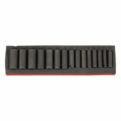 PROTO Impact Socket Sets: 1/2 in Drive Size, Small Set (0-50 pieces) Set Size - SAE Impact Socket Sets