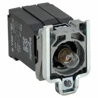 SCHNEIDER ELECTRIC Lamp Module and Contact Block: 22 mm Panel Mounting Size, 1NO, Clear, XB4 Series (MPN ZB4BW031)