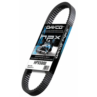 DAYCO Automotive Drive Belt: V-Belt, HPX, Cogged Belt, 28° Angle, 9/16 in Thick - HPX Series Cogged V-Belts