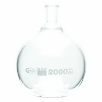 UNITED SCIENTIFIC SUPPLIES INC Glass Flasks: 2,000 mL, Colorless, Round, Includes Closure (MPN FFB058-2000)