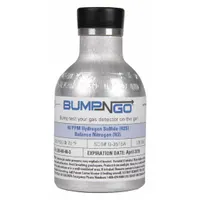 INDUSTRIAL SCIENTIFIC Calibration Gas: Nitrogen, +/-10% Accuracy, CH4/CO/H2S/O2, Cylinder, 6 PK (MPN 18109577)