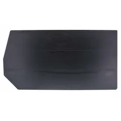 This bin divider subdivides hanging and stacking bins into smaller compartments for organizing small parts, fasteners, or components in industrial storage systems. It measures 28 3/8 in x 11 1/4 in and is not electrostatic discharge conductive, making it suitable for general workshop or warehouse applications where ESD protection is not required.