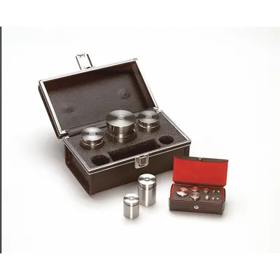 TROEMNER Calibration Weight Kit: 2 kg Nominal Mass, Cylinder/Leaf Calibration Wt - Metric Calibration Weight Kits