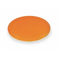 Reflector: Round, Amber, 3 in Overall Lg, 3 in Overall Wd (MPN 40063)