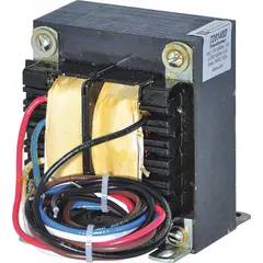 Single-phase open core control transformer with foot mounting. Accepts 115V AC input and provides 28V AC output at 175 VA. Suitable for stepping down voltage in industrial control circuits, panel building, and automation equipment.