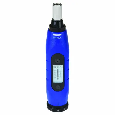 WILLIAMS Micro Adjustable Torque Screwdriver: 1/4 in Tip Size, 20 in-oz Min Torque - Preset Torque Screwdrivers