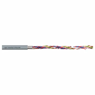 CHAINFLEX Data Cable: 20 AWG, 14 Conductors, Order by the Foot, PUR Jacket - Continuous Flexing Data Cables