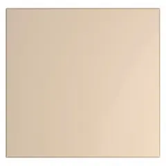 Steel panel for commercial bathroom partitions. Measures 58 inches high, 60 inches wide, and 1 inch thick. Khaki Smooth Semi Gloss finish with honeycomb inner core. Used to construct semi-private stalls in restrooms.