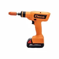 CLECO Screwdriver: 5.9 ft-lb Fastening Torque, 985 RPM No Load Speed, 1/4 in Drive Size, Hex, Li-Ion (MPN CLBP08Q)