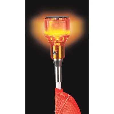 CHECKERS Warning Whip Lens, Solid Amber, 3/4 in Ht, 1 1/2 in Wd, FS7020-A - Fleet and Vehicle Maintenance
