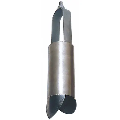 AMS Soil Auger Head, Carbon Steel Bail, 5/8 in Threaded Connection - Soil Auger Accessories