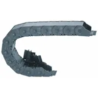 IGUS Cable and Hose Carrier: 1 Channels, 6.89 in Cavity Wd, 1.77 in Cavity Ht, 48 in, Plastic (MPN 3480-175-100-0-4)