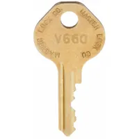 MASTER LOCK Key-Controlled Dial Combination Padlock Control Key: Control Key, Padlock, 1 Key (MPN 1525K-V660)