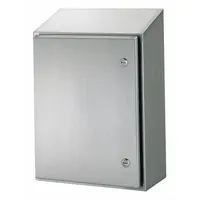 HOFFMAN Enclosure: 304 Stainless Steel, 16 in x 16 in x 8 in, NEMA 12/4/4X, Solid Cover, Hinged (MPN WS161608SS)
