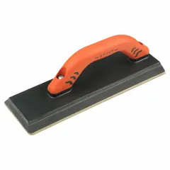 Grout float with a square blade shape and gum rubber construction for controlled grout application and smoothing into tile joints. ProForm handle material provides a secure grip. Suitable for tile installation tasks, including pressing grout into joints and removing excess.