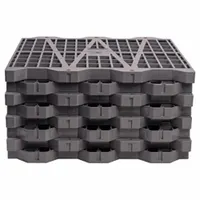 ATTIC DEK Attic Plastic Flooring: Unassembled, Modular, 1 1/8 in x 16 in x 16 in, ABS/Polycarbonate (MPN 350408)