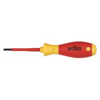 WIHA Insulated Torx Screwdriver: Insulated SoftFinish, Std Lg, Torx Tip, T20 Tip Size, Cushion Grip (MPN 32541)