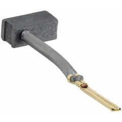 Replacement brush for BLACK & DECKER power tools. Transfers electrical current to the motor armature. Used in drills, grinders, saws, and other equipment when original brushes wear out.