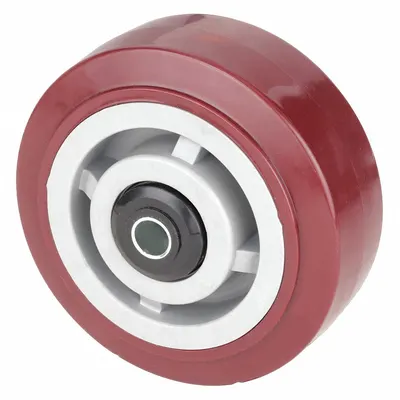 Dayton Caster: 5 in Overall Ht, 5 in H x 2 in W x 2 in D, 5 in Overall Lg - Hand Truck Wheels, Bearings, Brakes & Axles
